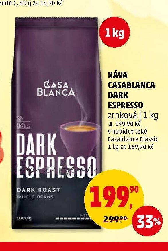 Káva Casablanca Dark Espresso