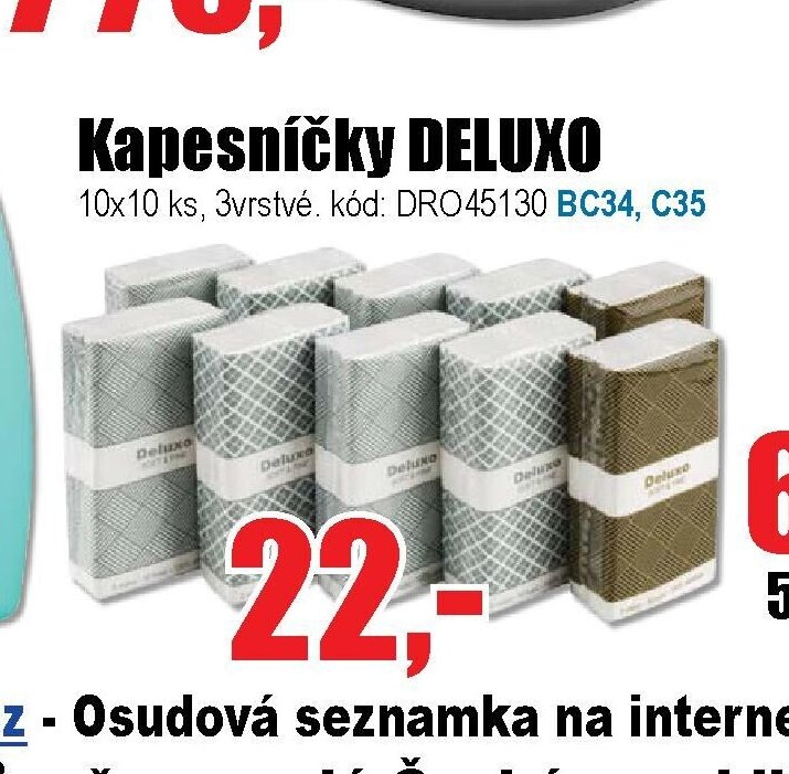 Kapesníčky DELUXE