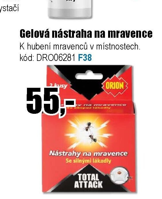 Gelová nástraha na mravence