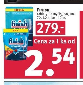 FINISH tablety do myčky