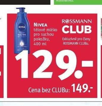 NIVEA tělové mléko