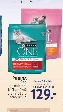 PURINA ONE granule pro kočky