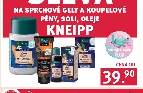 KNEIPP sprchové gely, pěny, soli, oleje