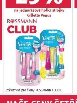 Gillette Venus jednorázové holicí strojky