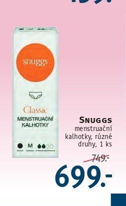 Snuggs menstruační kalhotky