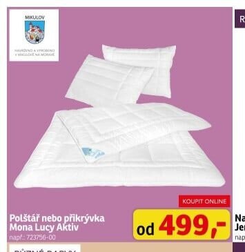 Polštář nebo přikrývka Mona Lucy Aktiv