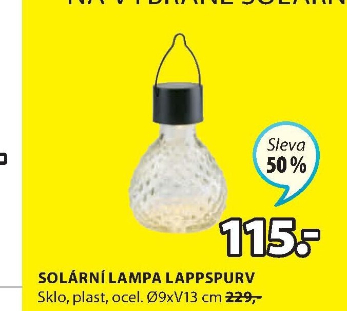 SOLÁRNÍ LAMPA LAPPSPURV