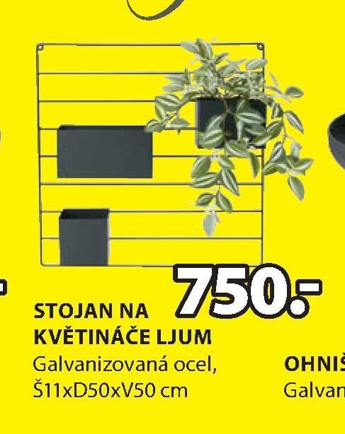 STOJAN NA KVĚTINÁČE LJUM