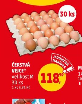 ČERSTVÁ VEJCE
