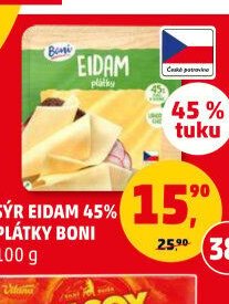 SÝR EIDAM 45% PLÁTKY BONI