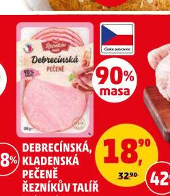 DEBRECÍNSKÁ, KLADENSKÁ PEČENĚ ŘEZNÍKŮV TALÍŘ