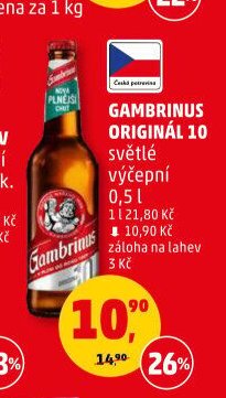 GAMBRINUS ORIGINÁL 10