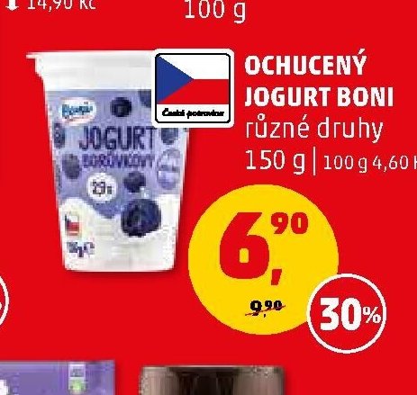 Ochucený jogurt Boni 150 g