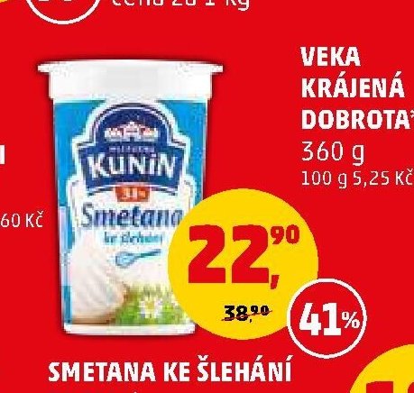Smetana ke šlehání 31% tuku 200 g