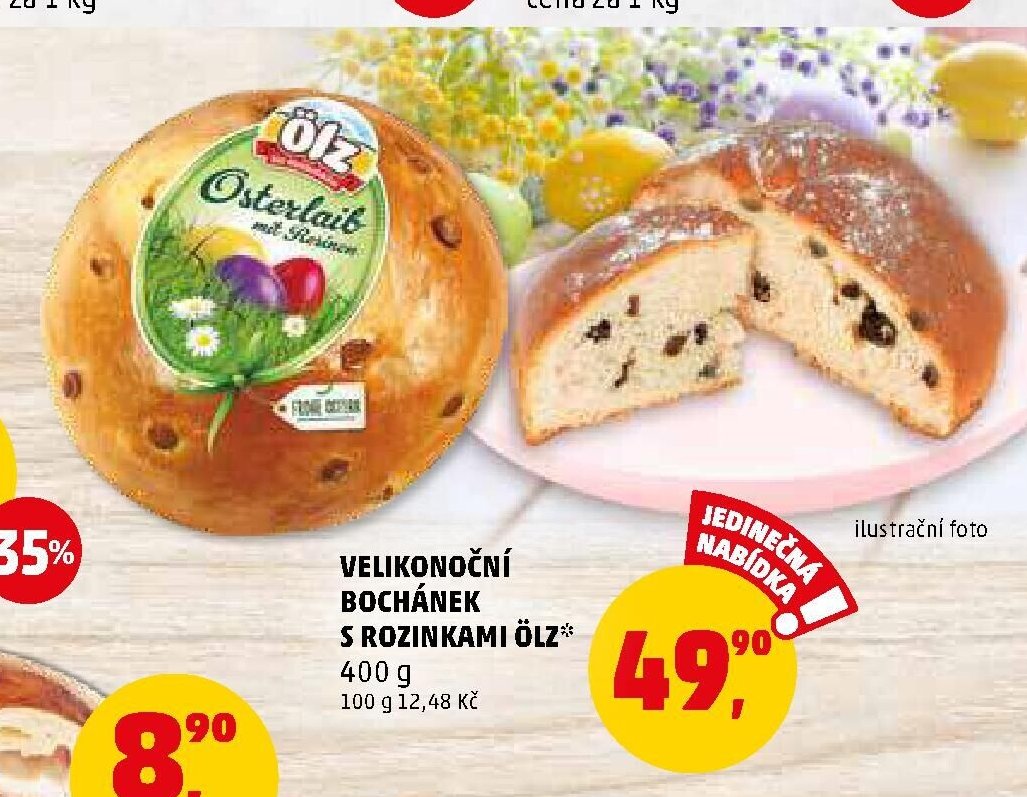 VELIKONOČNÍ BOCHÁNEK S ROZINKAMI ÖLZ* 400 g