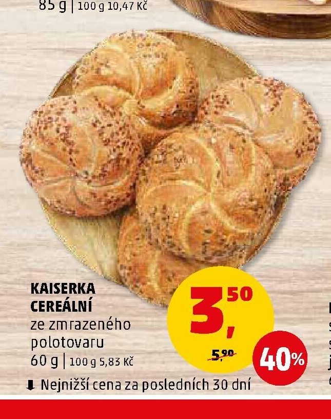 KAISERKA CEREÁLNÍ ze zmrazeného polotovaru 60 g