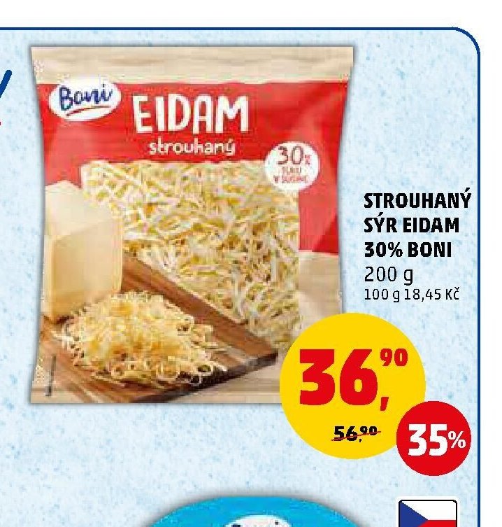 STROUHANÝ SÝR EIDAM 30% BONI