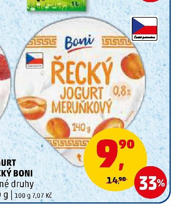 JOGURT ŘECKÝ BONI (MERUŇKOVÝ)