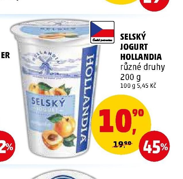 Selský jogurt Hollandia