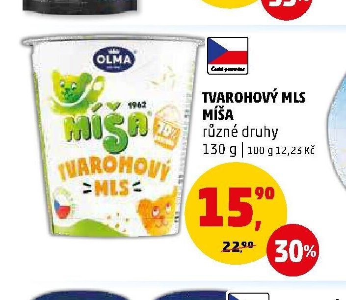 Tvarohový mls Míša
