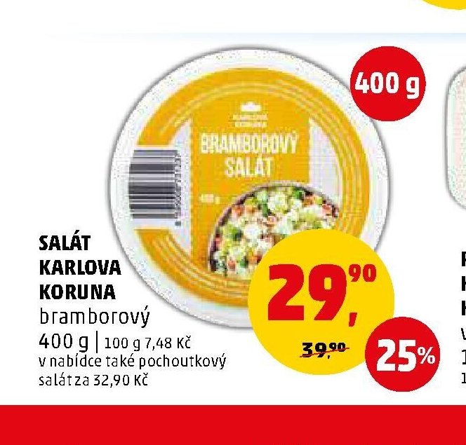 Salát Karlova Koruna bramborový