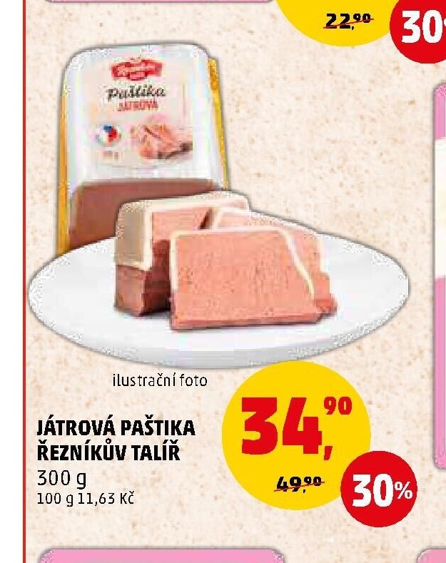 JÁTROVÁ PAŠTIKA ŘEZNÍKŮV TALÍŘ