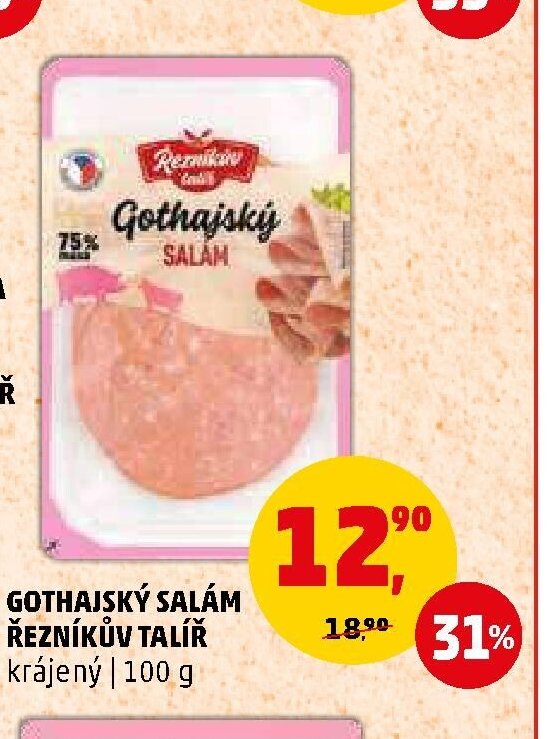 GOTHAJSKÝ SALÁM ŘEZNÍKŮV TALÍŘ