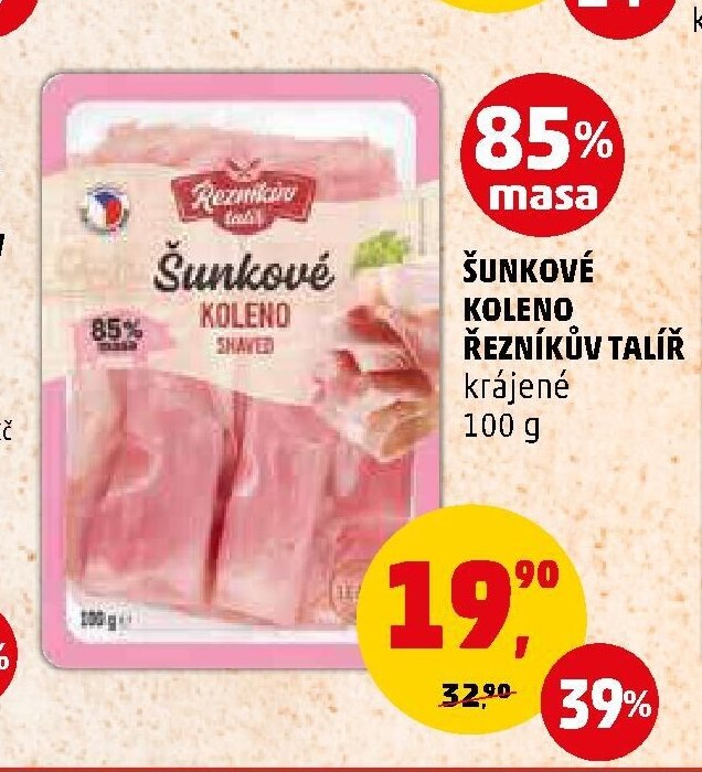 ŠUNKOVÉ KOLENO ŘEZNÍKŮV TALÍŘ