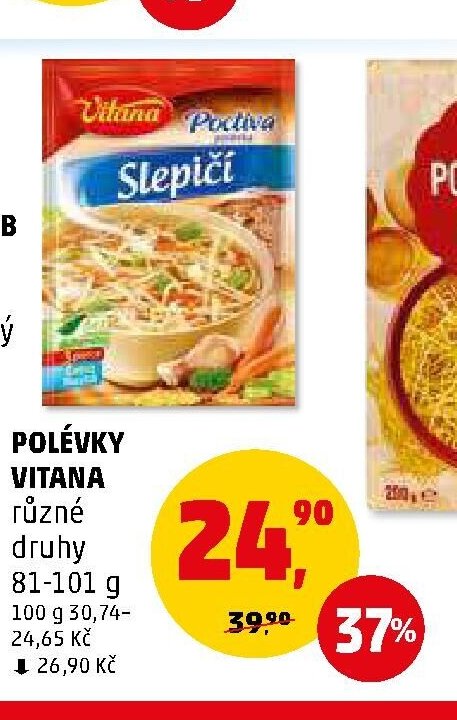 POLÉVKY VITANA různé druhy 81-101 g