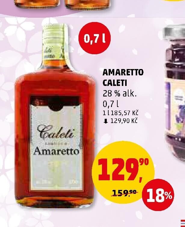 AMARETTO CALETI 28 % alk.