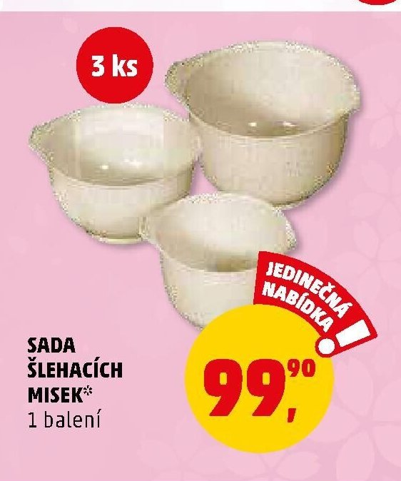 SADA ŠLEHACÍCH MISEK