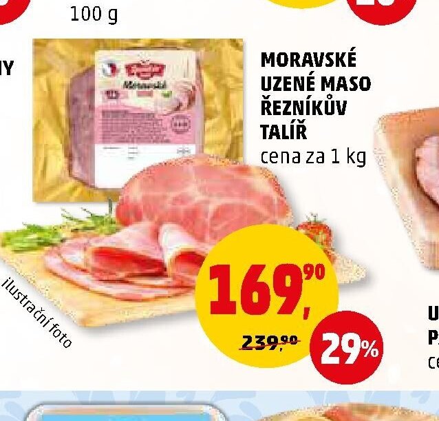 MORAVSKÉ UZENÉ MASO ŘEZNÍKŮV TALÍŘ
