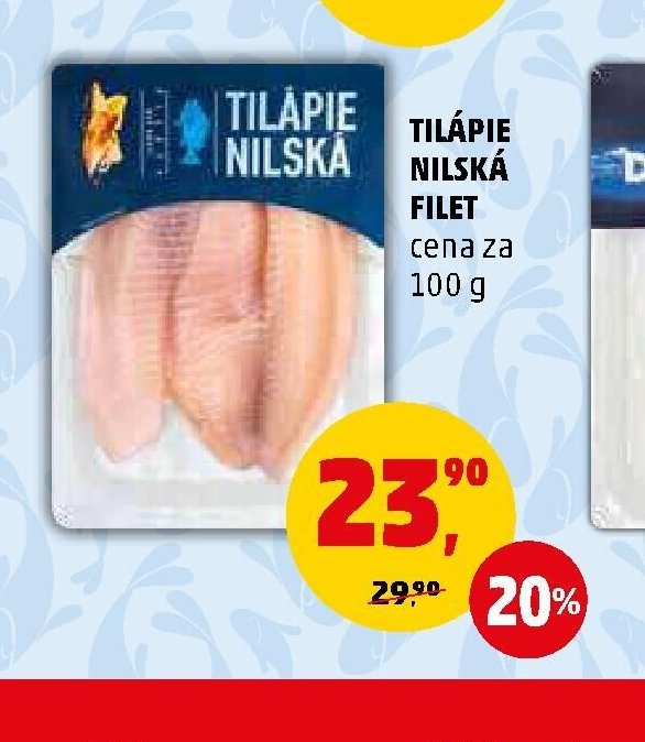 TILÁPIE NILSKÁ FILET