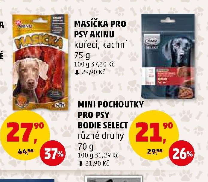 MASÍČKA PRO PSY AKINU