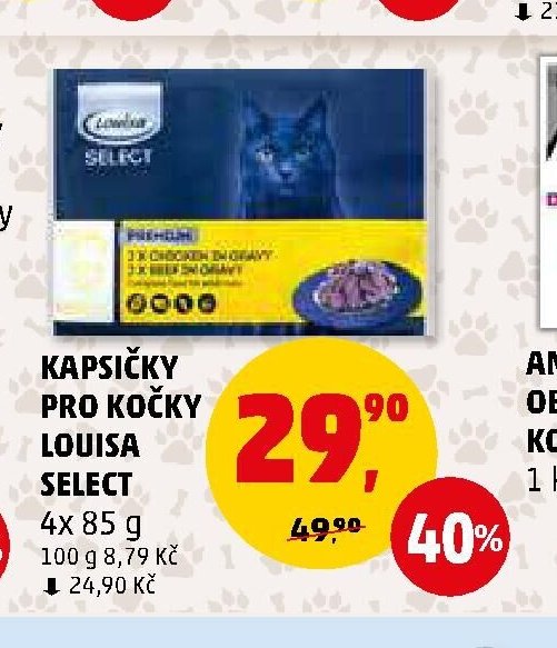 KAPSIČKY PRO KOČKY LOUISA SELECT