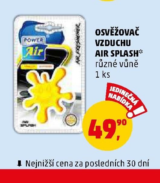 OSVĚŽOVAČ VZDUCHU AIR SPLASH*