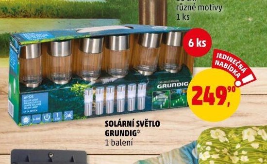 Solární světlo GRUNDIG