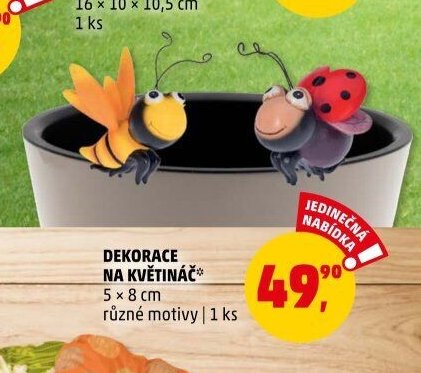 Dekorace na květináč