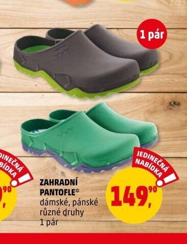 Zahradní pantofle