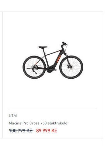 KTM Macina Pro Cross 750 elektrokolo