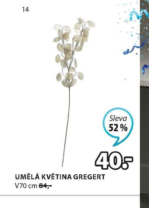 UMĚLÁ KVĚTINA GREGERT