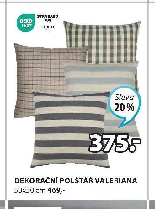 DEKORAČNÍ POLŠTÁŘ VALERIANA