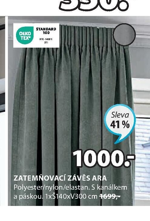 ZATEMŇOVACÍ ZÁVĚS ARA