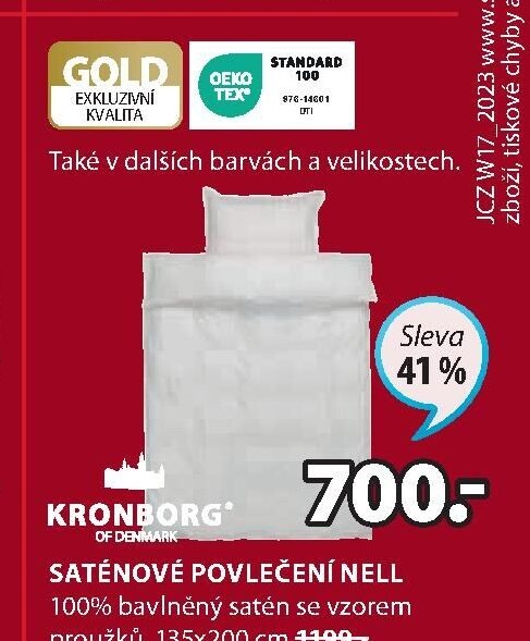 Saténové povlečení NELL