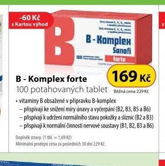 B - Komplex forte 100 potahovaných tablet