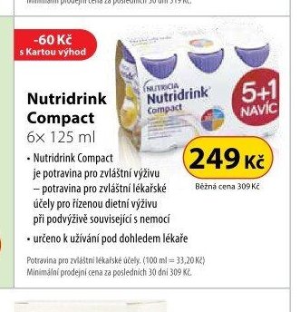 Nutridrink Compact 6x 125 ml