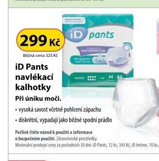 iD Pants navlékací kalhotky