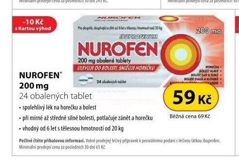 NUROFEN 200 mg, 24 obalených tablet