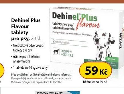 Dehinel Plus Flavour tablety pro psy
