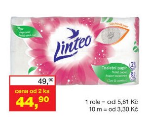 Linteo Care & Comfort toaletní papír